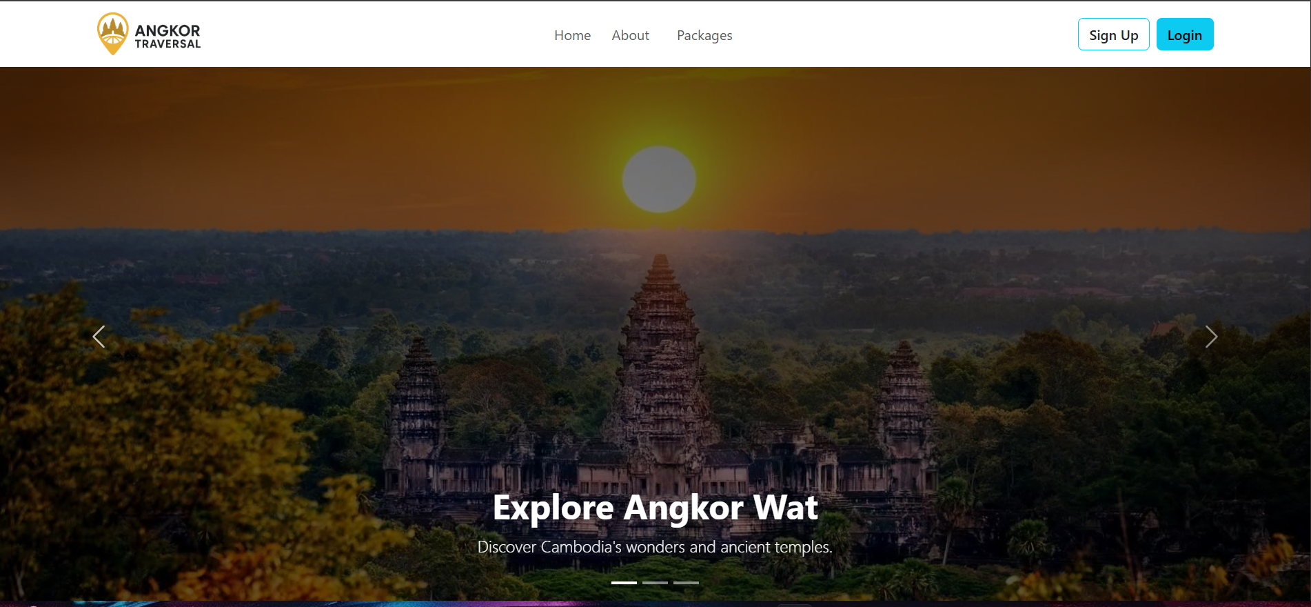 Angkor Traversal Screen